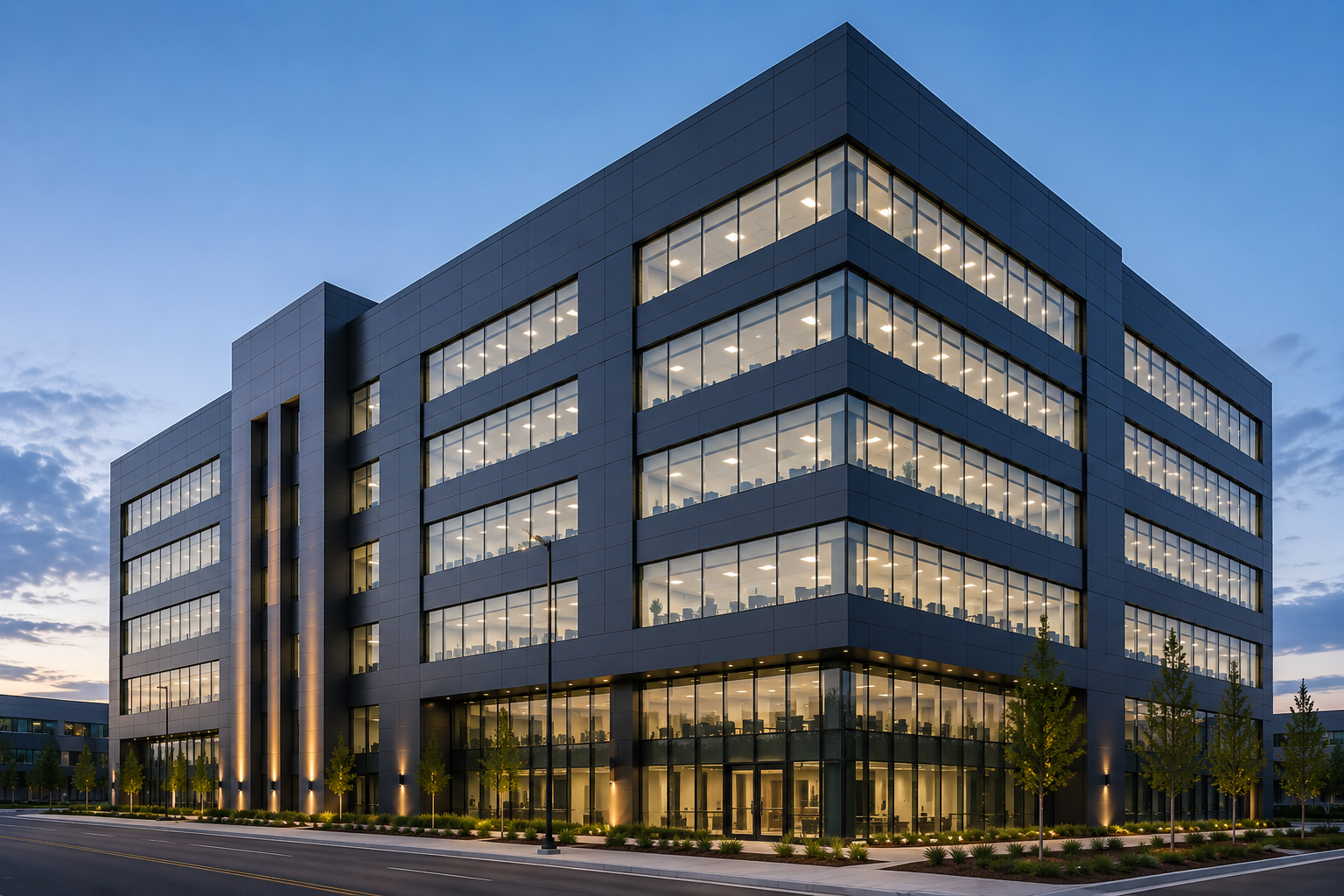 Commercial ACM facade