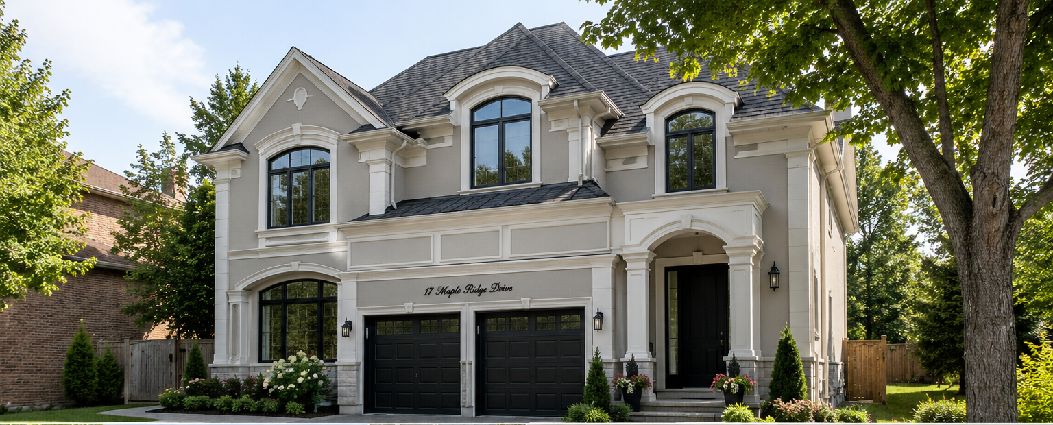Exterior moulding installation